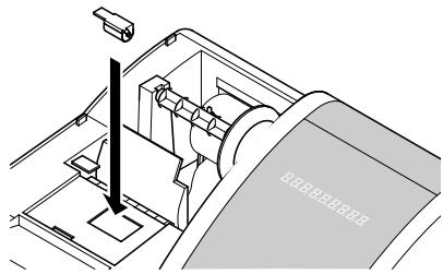 OLYMPIA CM 701 - Changement du rouleau encreur - 1