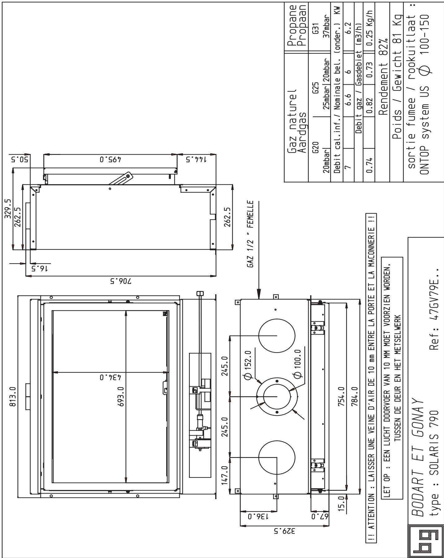 BODART & GONAY BODART & GONAY HELIOS - FICHE TECHNIQUE - 6