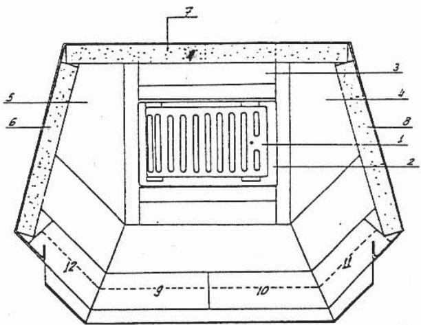 BODART & GONAY BODART & GONAY IN FIRE - Placement des briques et des plaques fonte pour le prisma : - 1