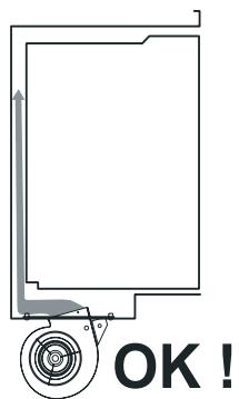 BODART & GONAY BODART & GONAY OPTI-IF-DESIGN 800 GREEN - Placement du ventilateur par le dessous: - 1