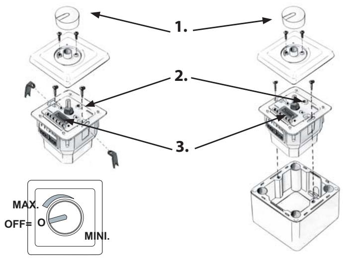 BODART & GONAY BODART & GONAY OPTIFIRE - IMPORTANT: Réglage (calibration) du variateur de vitesse: - 1
