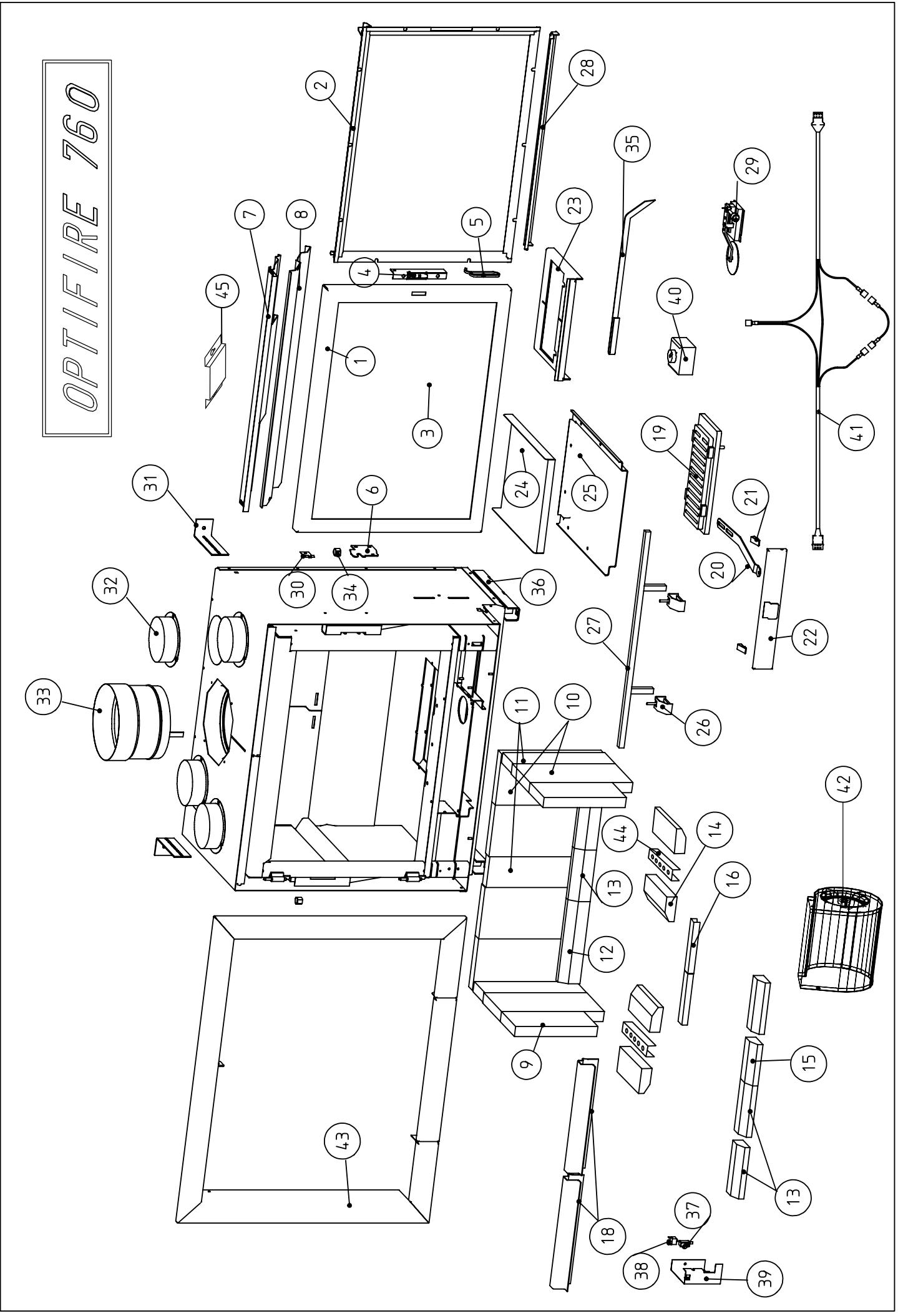 BODART & GONAY BODART & GONAY OPTIFIRE - OPTIONS/RECHANGES/OPTIE/WISSELSTUKKEN OPTI 700 - 1