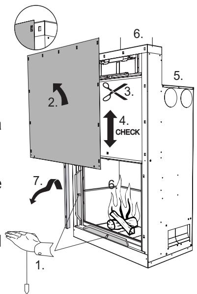 BODART & GONAY BODART & GONAY PHENIX 950DF - Placement du ventilateur et variateur (option). - 4