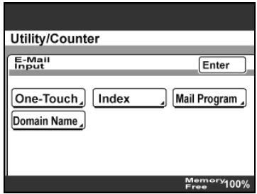 KONICA BIZHUB 222 - To program a one-touch dial button - 4