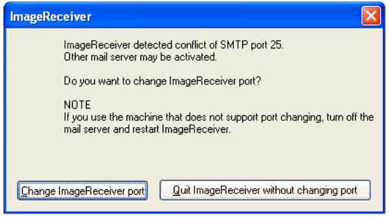 KONICA BIZHUB 222 - ImageReceiver port conflicts - 1