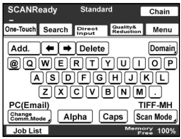 KONICA BIZHUB 222 - To enter an address - 2