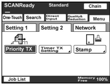 KONICA BIZHUB 222 - Specifying the priority transmission setting - 1