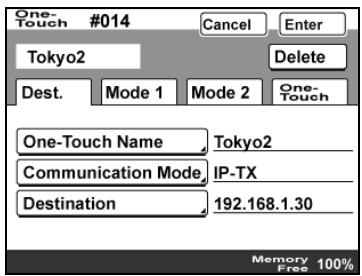 KONICA BIZHUB 222 - Changing/deleting a one-touch dial button - 2
