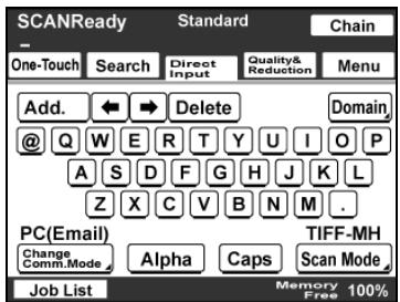KONICA BIZHUB 222 - To enter a fax number - 2