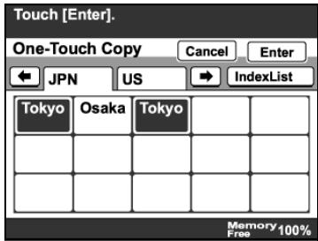 KONICA BIZHUB 222 - Copying a one-touch dial button - 2