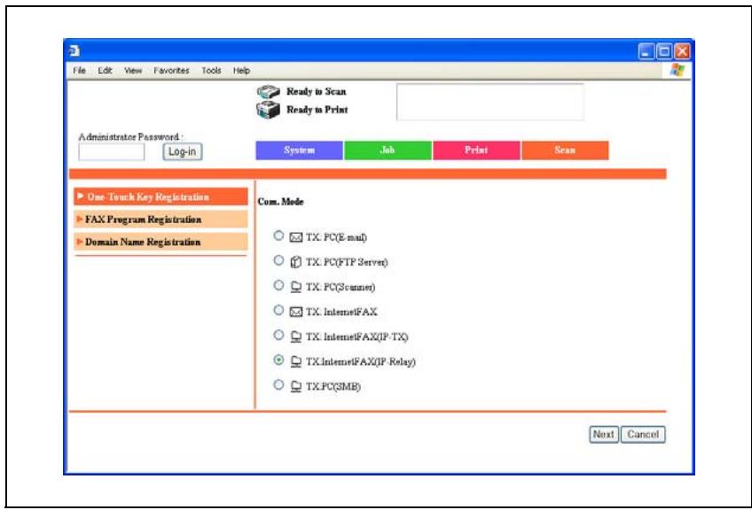 KONICA BIZHUB 362 - Changing the settings for a one-touch dial recipient - 2