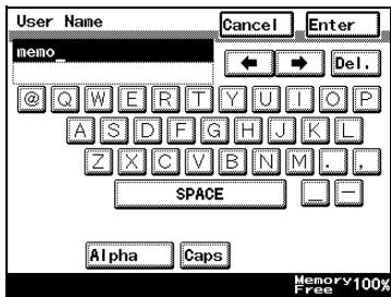 KONICA BIZHUB 362 - To type text - 1