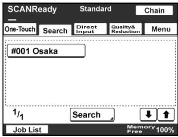 KONICA BIZHUB 362 - Searching for a one-touch recipient - 3
