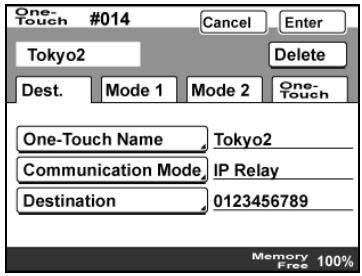 KONICA BIZHUB 362 - To program a one-touch dial button - 9