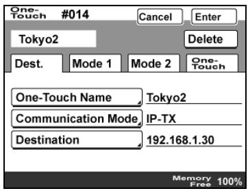 KONICA BIZHUB 362 - Changing/deleting a one-touch dial button - 2