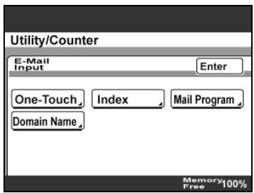 KONICA BIZHUB 362 - To register a mail program - 4