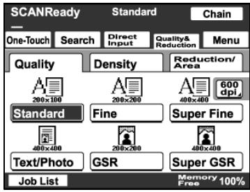 KONICA BIZHUB 362 - To select an Quality setting - 2