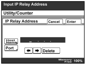 KONICA BIZHUB 362 - To register an IP relay station - 5