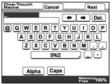 KONICA BIZHUB 362 - To program a one-touch dial button - 6