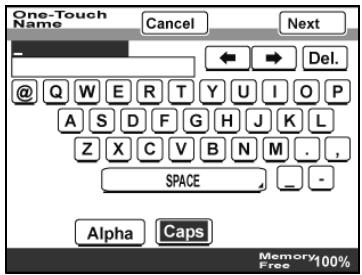 KONICA BIZHUB 362 - To program a one-touch dial button - 5