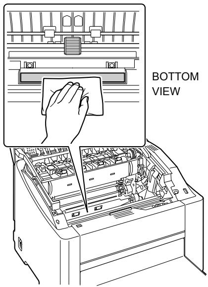 KONICA BIZHUB C10P - Cleaning the Media Feed Roller and Laser Lens - 7