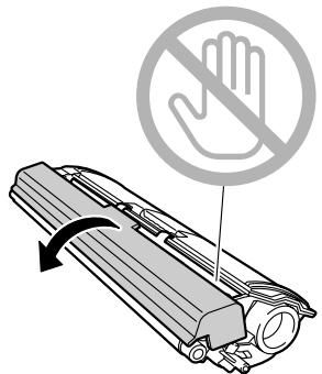 KONICA BIZHUB C10P - Remove the cover from the toner roller. - 2