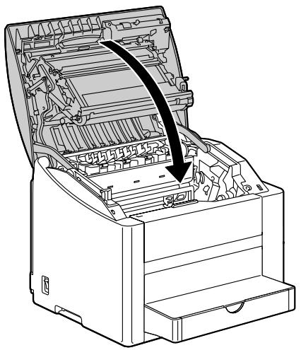 KONICA BIZHUB C10P - Cleaning the Media Feed Roller and Laser Lens - 9