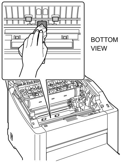 KONICA BIZHUB C10P - Cleaning the Media Feed Roller and Laser Lens - 6