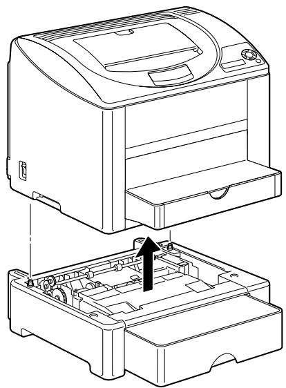 KONICA BIZHUB C10P - Cleaning the Media Feed Rollers for Tray 2 - 1
