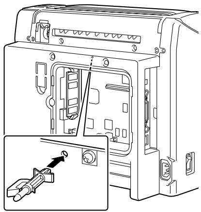 KONICA BIZHUB C10P - Attach the mounting pin on the printer controller board. - 2