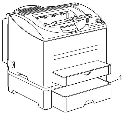 KONICA BIZHUB C10P - Front View with Options - 1