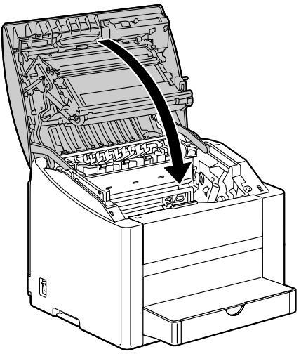 KONICA BIZHUB C10P - Carefully close the top cover. - 1