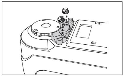 KONICA CM-2600D - Attaching the "Measuring Base" - 1