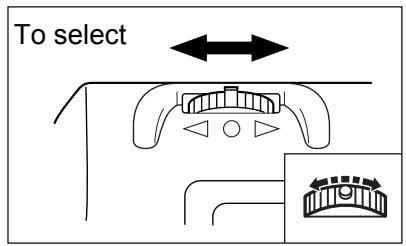 KONICA CM-2600D - ③ Navigation wheel - 1