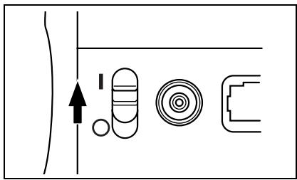 KONICA CM-2600D - Set the POWER switch to "I". - 1