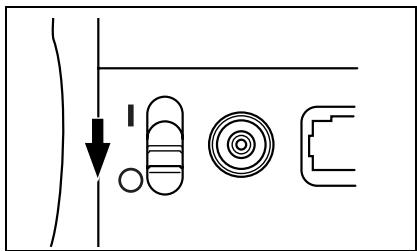 KONICA CM-2600D - Set the POWER switch to “○”. - 1