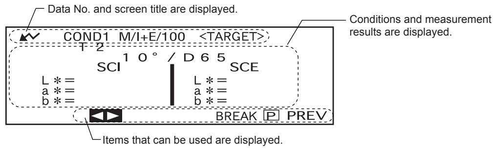 KONICA CM-2600D - Screen Display - 1