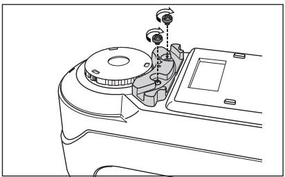 KONICA CM-2600D - Attaching the "Measuring Base" - 2