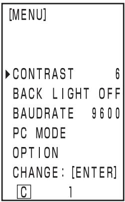 KONICA CR-400 - LCD Display, Communication, and Other Settings - 2