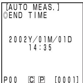 KONICA CR-400 - Press the Measure/Enter key Measure Enter - 2