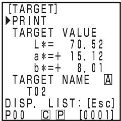 KONICA CR-400 - Select "EDIT" using the key and press the Measure/Enter key. - 5