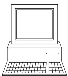 KONICA CR-400 - - Número de contactos/diagrama de conexiones del cable RS-232C - 4