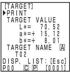 KONICA CR-400 - Select "EDIT" using the key and press the Measure/Enter key. - 4