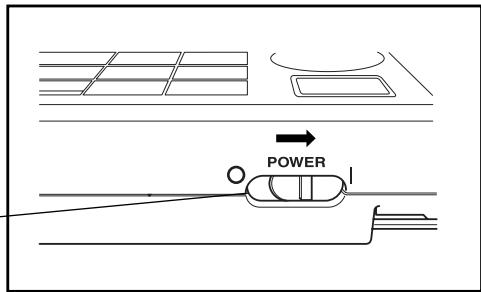 KONICA CR-400 - Set the POWER switch to (I). - 1