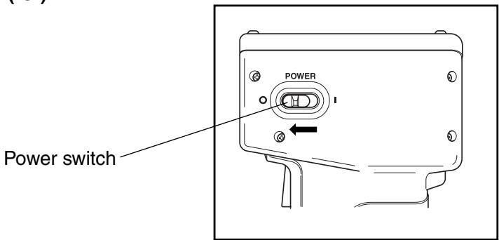 KONICA CR-400 - Set the POWER switch to (O). - 1