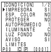 KONICA CR-400 - SeLECTIONAR "DISP. LIMIT" mediana tecla - 1