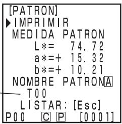 KONICA CR-400 - Si va a continuar configurando除外as diferencias de color respecto al patron y midiendo除外as diferencias de color - 1
