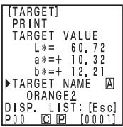 KONICA CR-400 - (How to change the color difference target color name) - 1