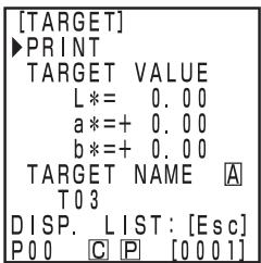 KONICA CR-400 - Select "EDIT" using the key and press the Measure/Enter key. - 3