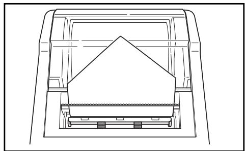 KONICA CR-400 - Censoque el rollo de papel en su compartmento y ciderre la tapa. - 2